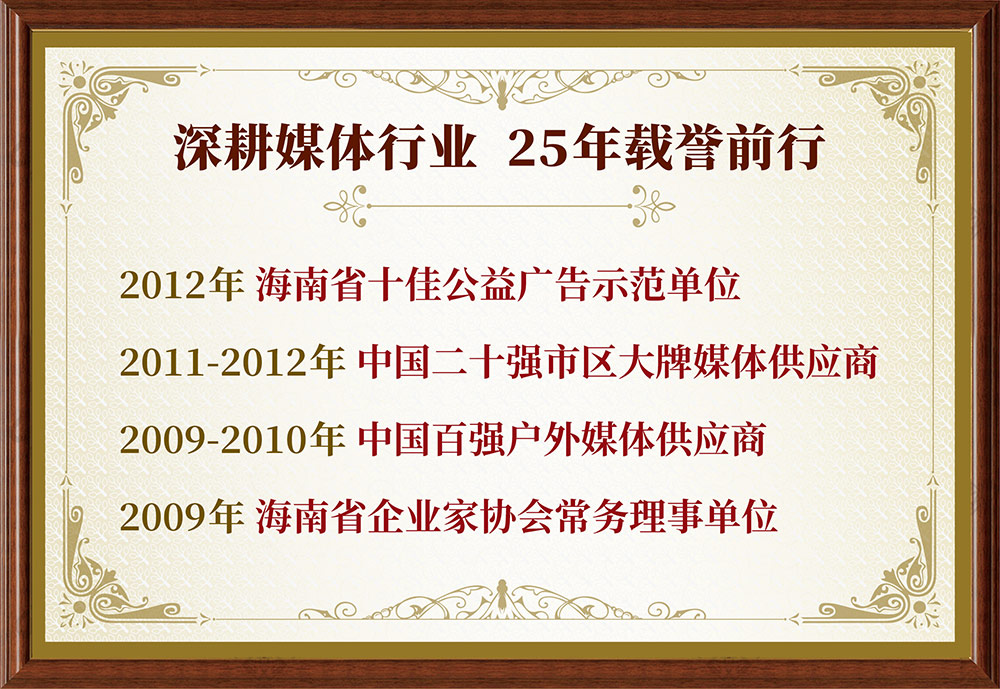 2011-2012中國(guó)二十強市區大牌媒體供應商